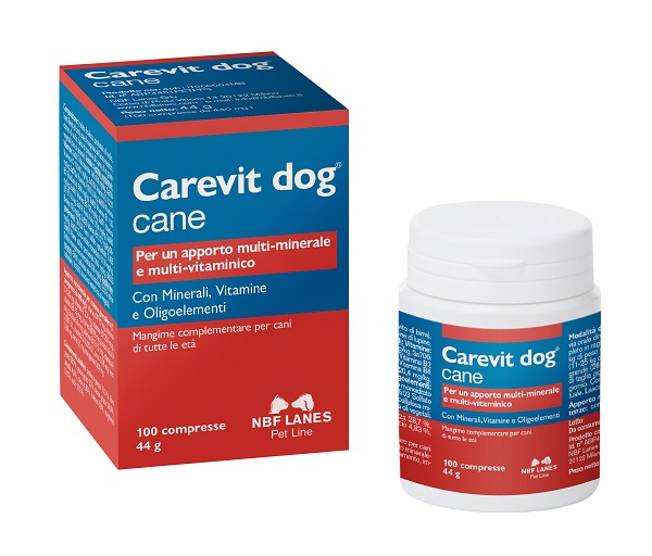 CAREVIT DOG FLACONE 100 COMPRESSE APPETIBILI - Farmapanda Srl