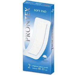 GARZA COMPRESSA PRONTEX SOFT PAD 10X25 CM 2 PEZZI - Farmapanda Srl