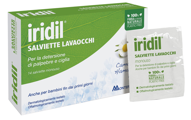 IRIDIL LAVAOCCHI 14 SALVIETTE MONOUSO - Farmapanda Srl