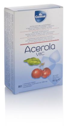 ACEROLA VITAMINA C 80 TAVOLETTE - Farmapanda Srl