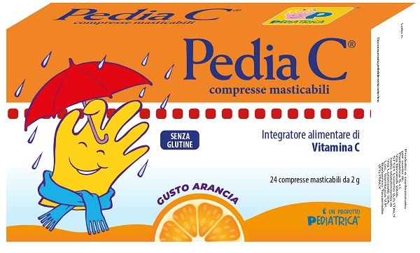 PEDIA C ARANCIA 24 COMPRESSE MASTICABILI - Farmapanda Srl