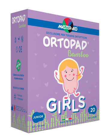 CEROTTO OCULARE PER ORTOTTICA ORTOPAD GIRLS JUNIOR 5X6,7 20 PEZZI - Farmapanda Srl