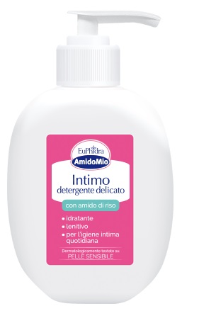 EUPHIDRA AMIDOMIO INTIMO DETERGENTE DELICATO AMIDO DI RISO NUTRIENTE E LENITIVO 200 ML - Farmapanda Srl