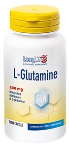 LONGLIFE L-GLUTAMINE 100 CAPSULE DI GELATINA DA 620 MG - Farmapanda Srl