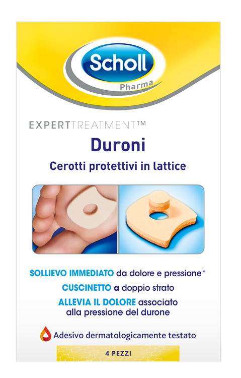 CEROTTO PROTETTIVO PER DURONI SCHOLL IN LATTICE 4 PEZZI - Farmapanda Srl