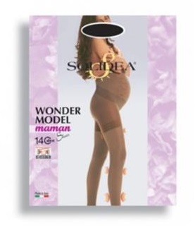 WONDER MODEL MAMAN 140 SHEER COLLANT GESTANTE NERO L - Farmapanda Srl
