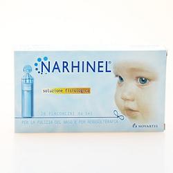 SOLUZIONE FISIOLOGICA PER ASPIRATORE NASALE NARHINEL 20 FIALE DA 5ML - Farmapanda Srl