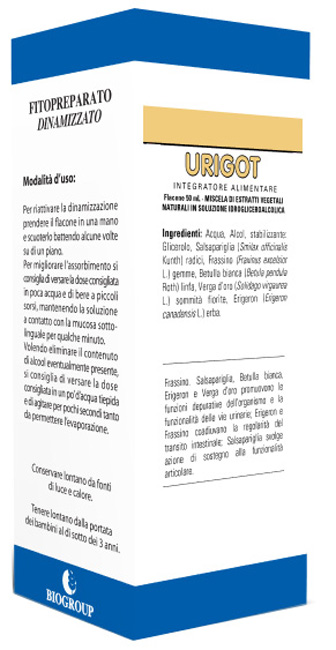 URIGOT 50 ML SOLUZIONE IDROALCOLICA - Farmapanda Srl
