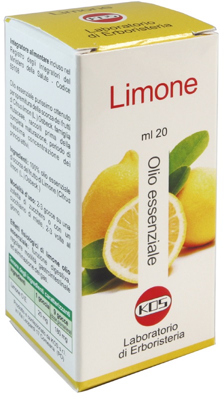 LIMONE OLIO ESSENZIALE 20 ML - Farmapanda Srl