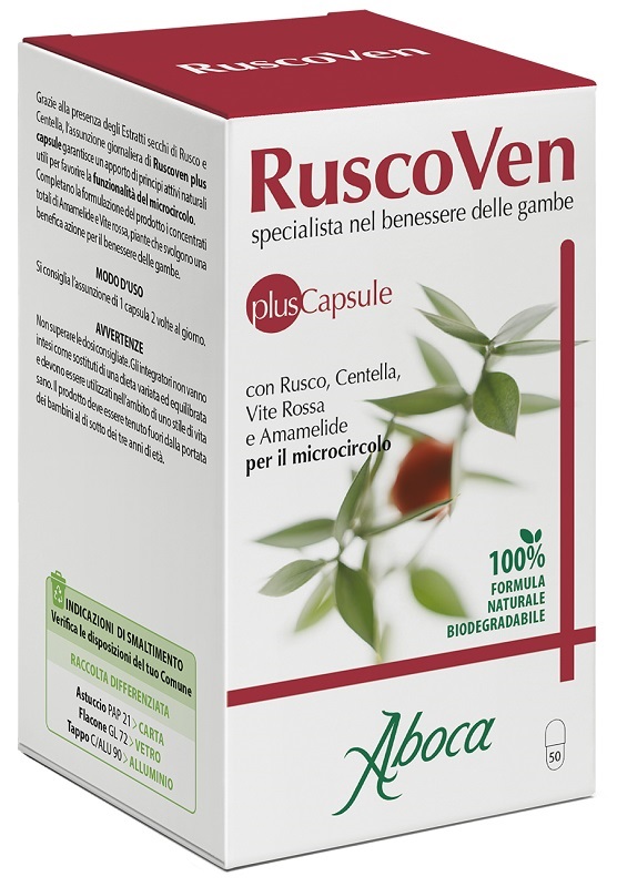 RUSCOVEN PLUS 50 CAPSULE - Farmapanda Srl