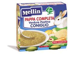 MELLIN PAPPA COMPLETA CONIGLIO 250 G 2 PEZZI - Farmapanda Srl