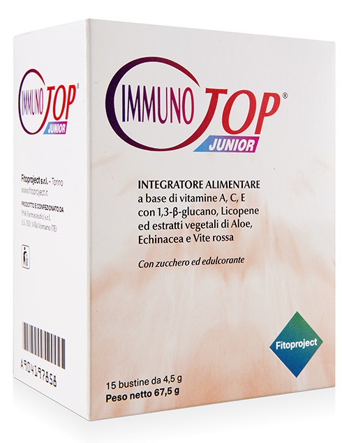 IMMUNOTOP JUNIOR 15 BUSTINE DA 4,5 G - Farmapanda Srl