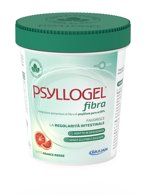 PSYLLOGEL FIBRA ARANCE ROSSE VASO 170 G - Farmapanda Srl