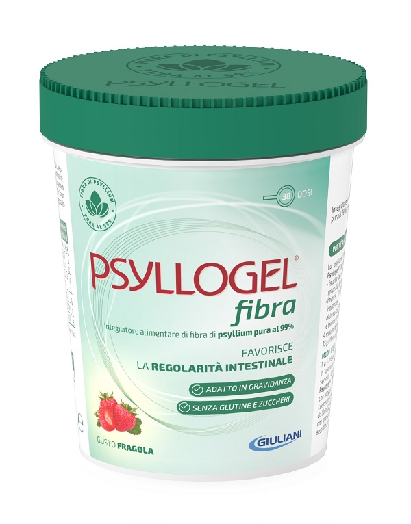 PSYLLOGEL FIBRA FRAGOLA VASO 170 G - Farmapanda Srl