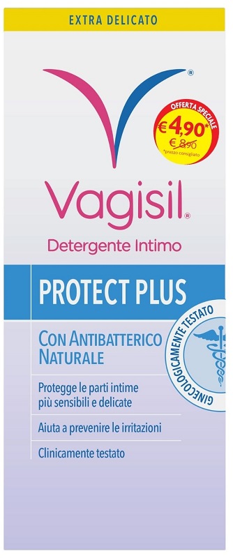 VAGISIL DETERGENTE INTIMO PROTECT PLUS 250 ML - Farmapanda Srl