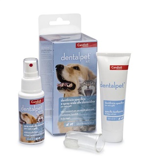 DENTALPET KIT DENTIFRICIO 50ML+SPRAY ORALE 50ML+1 DITALE - Farmapanda Srl