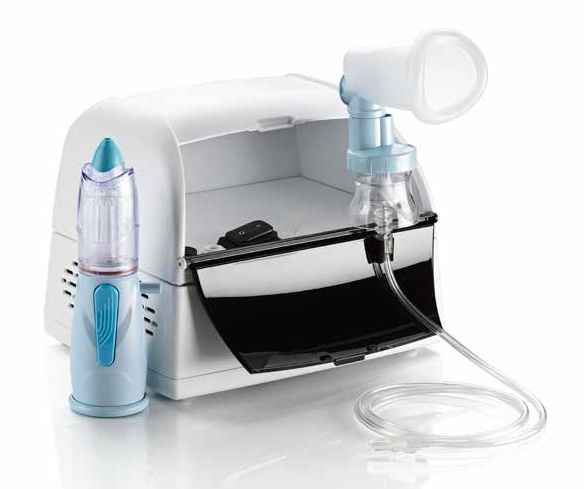 AEROSOL SISTEMA MODULARE NEBULA CON AMPOLLA M2000+MASCHERA+SOLUZIONE NASALE RINOWASH PER TERAPIE INALATORIE - Farmapanda Srl