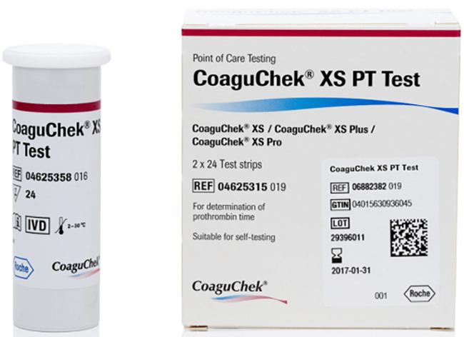 STRISCE REATTIVE PER APPARECCHIO AUTODIAGNOSTICO COAGUCHEK XS PT TEST 2X24 PEZZI - Farmapanda Srl