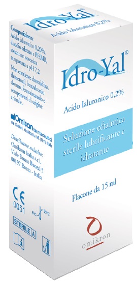 IDRO-YAL SOLUZIONE OFTALMICA LUBRIFICANTE IDRATANTE ACITO IALURONICO 0,2% 15 ML - Farmapanda Srl