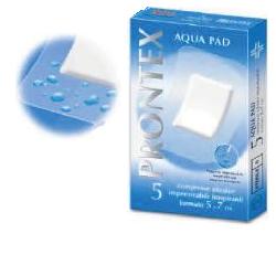 GARZA COMPRESSA PRONTEX AQUA PAD 5X7CM - Farmapanda Srl