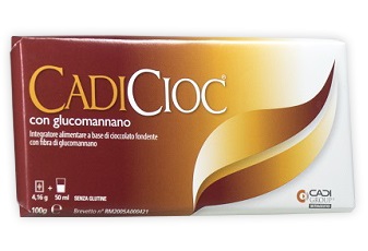 CADICIOC TAVOLETTA FONDENTE CON GLUCOMANNANO 100 G - Farmapanda Srl