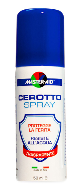 CEROTTO SPRAY MASTER-AID FLACONE 50ML CIRCA 80 APPLICAZIONI - Farmapanda Srl