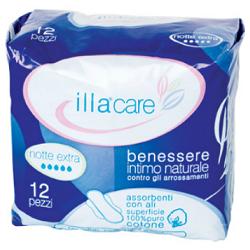 ILLA CARE ASSORBENTE NOTTE EXTRA 12 PEZZI - Farmapanda Srl
