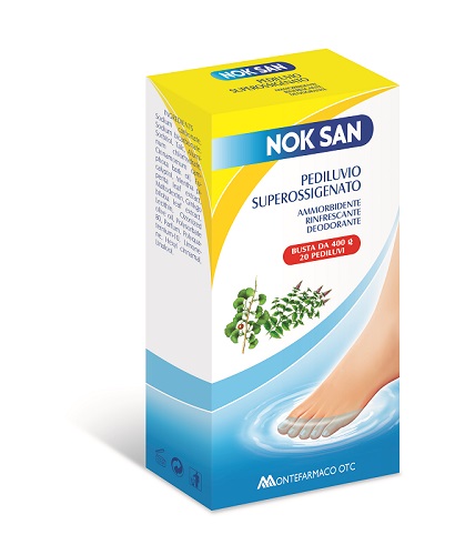 NOK SAN PEDILUVIO SUPEROSSIGENATO 400 G - Farmapanda Srl
