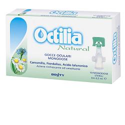 OCTILIA NATURAL GOCCE OCCHI IRRITATI E ARROSSATI 10 FLACONCINI MONODOSE 0,5 ML - Farmapanda Srl