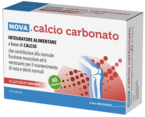 CALCIO CARBONATO 60 COMPRESSE DA 0,6 G - Farmapanda Srl