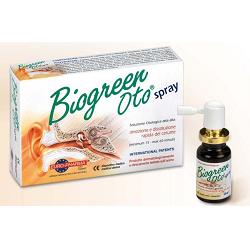 SOLUZIONE OTOLOGICA BIOGREEN OTO SPRAY RIMOZIONE E DISSOLUZIONE CERUME 13 ML - Farmapanda Srl