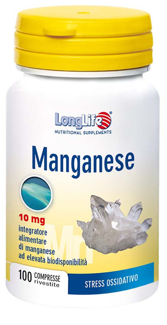 LONGLIFE MANGANESE 10 MG 100 COMPRESSE - Farmapanda Srl