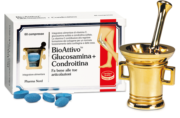 BIOATTIVO GLUCOSAMINA + CONDROITINA 60 COMPRESSE - Farmapanda Srl