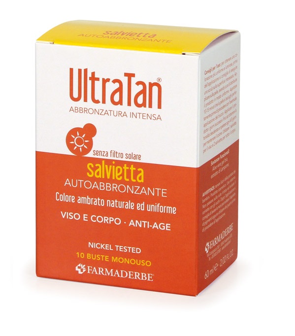 ULTRA TAN SALVIETTE AUTOABBRONZANTI 10 BUSTE - Farmapanda Srl