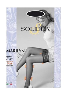 MARILYN 70 SHEER CALZA AUTOREGGENTE NERO 3 - Farmapanda Srl