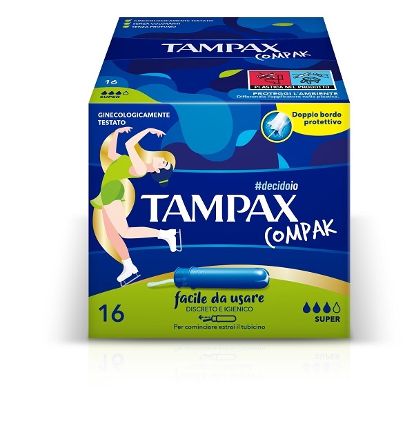 TAMPAX COMPAK SUPER 16 PEZZI - Farmapanda Srl