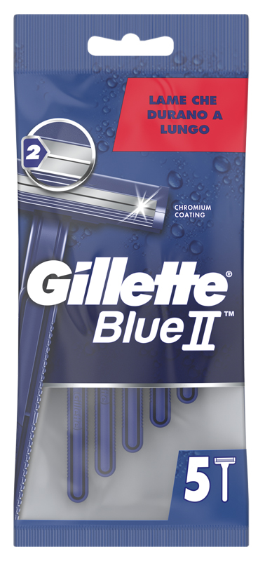 RASOIO GILLETTE BLUE II STANDARD 6 X 20 X 5 - Farmapanda Srl