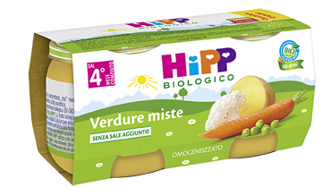 HIPP BIO HIPP BIO OMOGENEIZZATO VERDURE MISTE 2X80 G - Farmapanda Srl