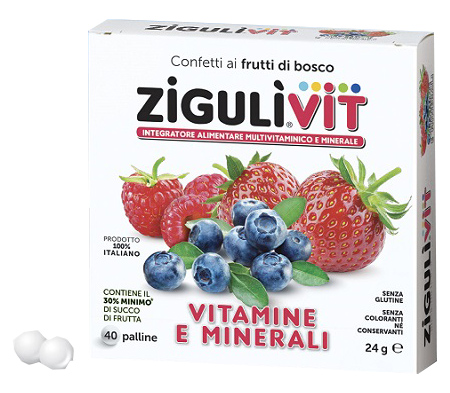 ZIGULI VIT FRUTTIBOSCO 40 CONFETTI - Farmapanda Srl
