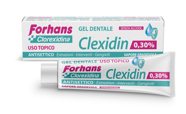 FORHANS CLEXIDIN COLLUTORIO IN GEL ALLA CLOREXIDINA 0,30% 30 - Farmapanda Srl