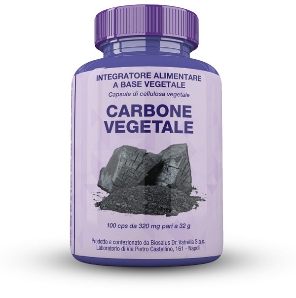 CARBONE VEGETALE 100 CAPSULE 32 G - Farmapanda Srl