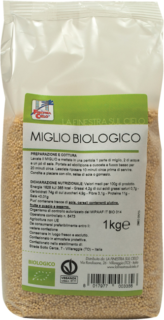 FSC MIGLIO DECORTICATO BIO 1 KG - Farmapanda Srl