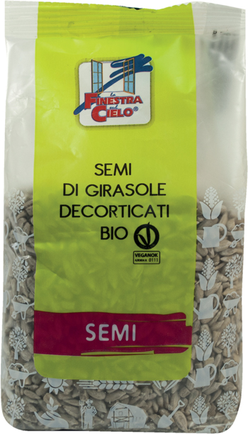 SEMI DI GIRASOLE DECORTICATI BIO 250 G - Farmapanda Srl