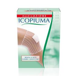 ICOPIUMA BENDA A COMPRESSIONE FISIOLOGICA PER GAMBA E GINOCCHIO CAL 5 1 PEZZO - Farmapanda Srl