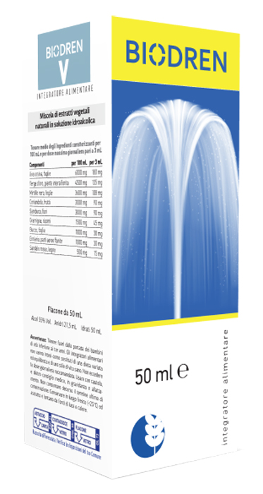 BIODREN V 50 ML SOLUZIONE IDROALCOLICA - Farmapanda Srl