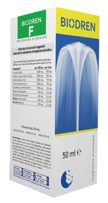 BIODREN F 50 ML SOLUZIONE IDROALCOLICA - Farmapanda Srl