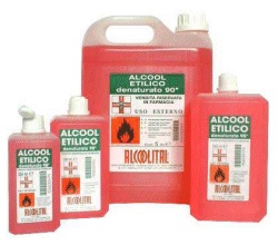 ALCOOL ETILICO DENATURATO 90% 250 ML - Farmapanda Srl