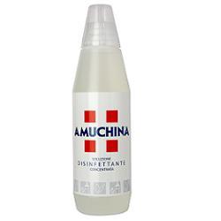 DISINFETTANTE IGIENIZZANTE A BASE DI IPOCLORITO DI SODIO ANTIMICROBICO AD AMPIO SPETTRO D'AZIONE AMUCHINA LIQUIDA 100% 1000 ML - Farmapanda Srl