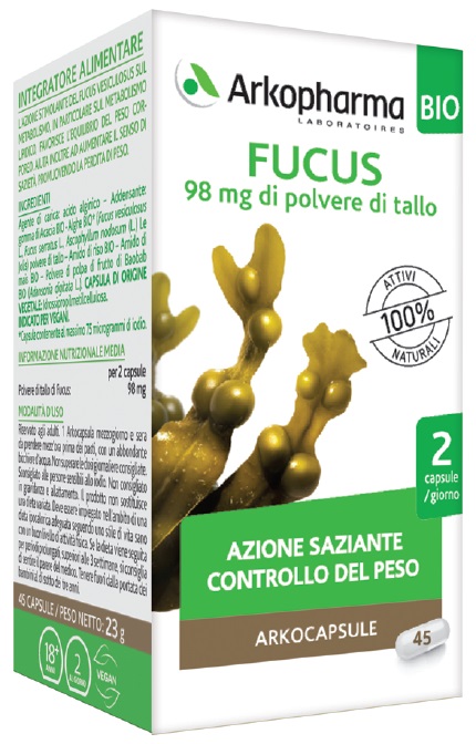 ARKO CAPSULE FUCUS BIO 45 CAPSULE - Farmapanda Srl
