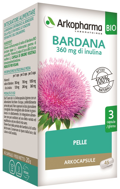 ARKO CAPSULE BARDANA BIO 45 CAPSULE - Farmapanda Srl